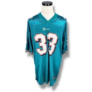 Vintage Puma Miami Dolphins Karim Abdul Jabbar Jersey Men’s XL Blue Rare Version